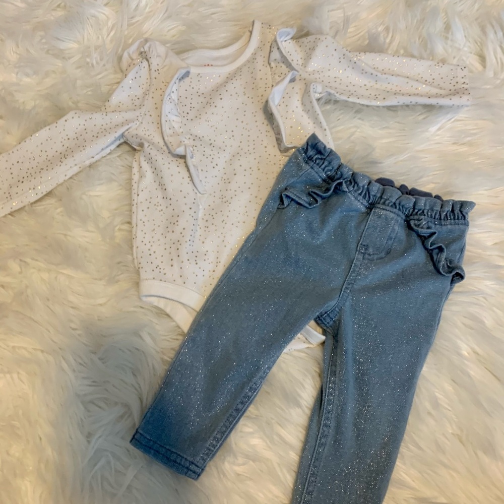Cat & Jack Baby Girl Matching Set